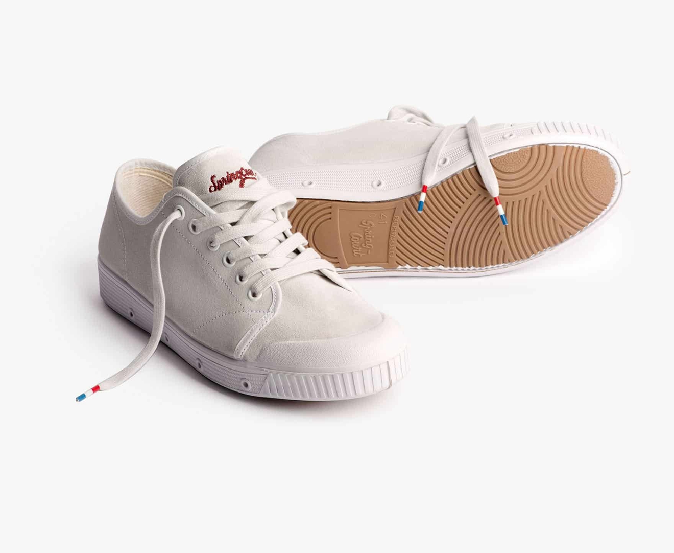 Spring Court G2 SUEDE Men's Trainers White | South Africa-13XDVPUGB